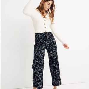 Emmett Wide-Leg Crop Pants in Playground Posies